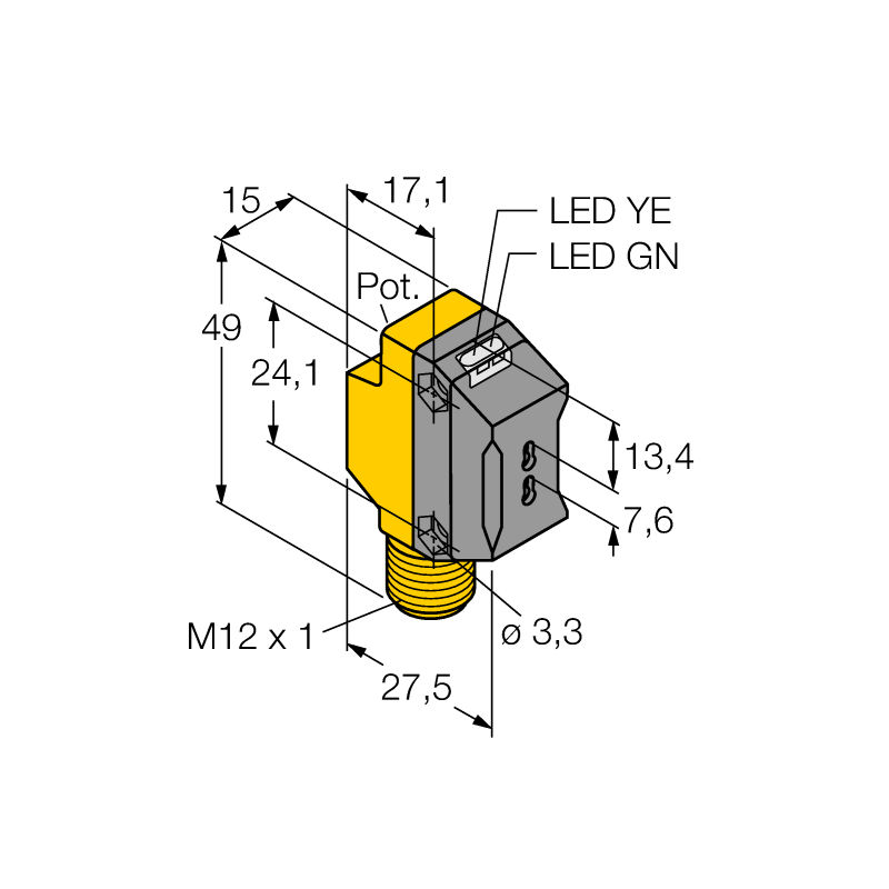 Датчик фотоэлектрический Turck QS18VP6FPQ8 