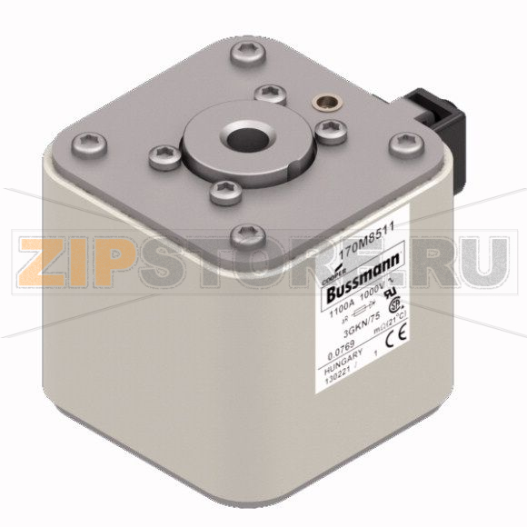 Предохранитель, 1100 A, AC 1000 В, 150 кА, size 3, 74x92x91 мм, aR, IEC UL Eaton FUSE 1100A 10 