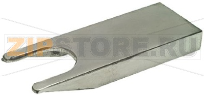 Короткая хромированная вилка 