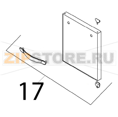 Door ass. y Angelo Po 091CP1E Door ass. y Angelo Po 091CP1EЗапчасть на деталировке под номером: 17