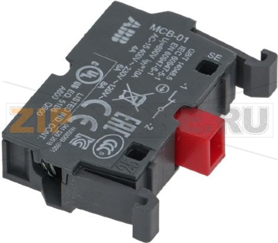 КОНТАКТ ЦЕПИ ТОКА ПОКОЯ ABB MCB-01 КРАСНЫЙ 