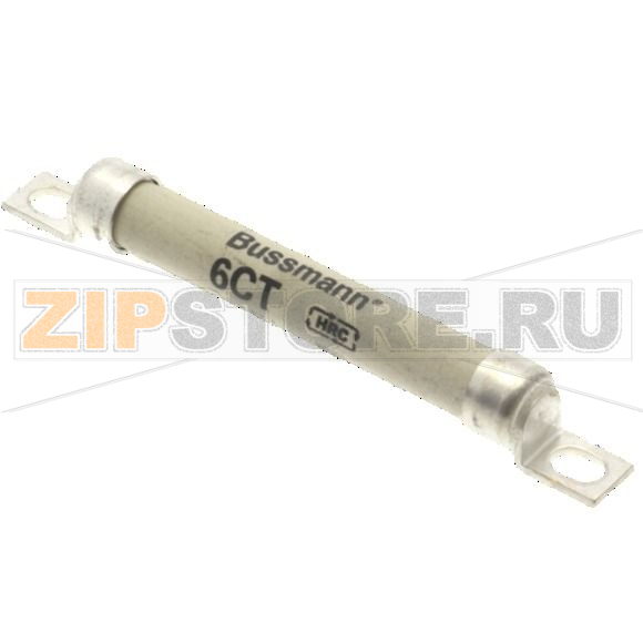 Предохранитель, 6 A, AC 690 В, DC 500 В, 200 кА, BS88, 9x75 мм, aR, BS Eaton 6AMP 690V AC BS88 FU 