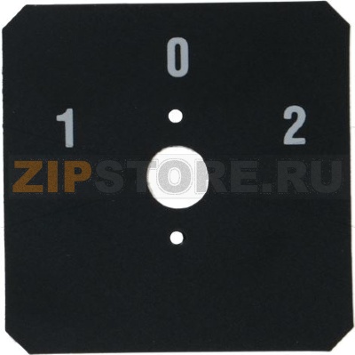 КЛЕЯЩАЯСЯ ЭТИКЕТКА 1-0-2 ЧЕРНАЯ 58X58 MM 