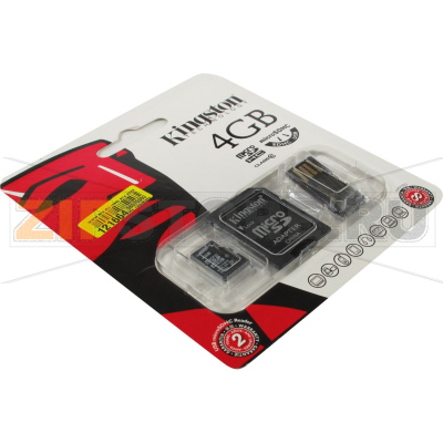 Карта памяти 4 Гб Kingston MBLY10G2-4GB 