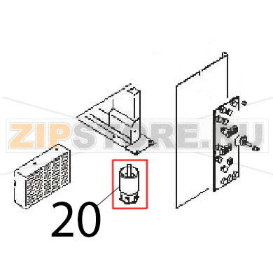 Foot Angelo Po FM1011E2 Foot Angelo Po FM1011E2Запчасть на деталировке под номером: 20