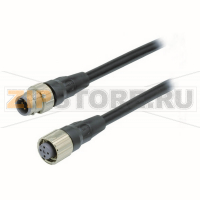 Кабель с разъемом М12 Omron XS5W-D421-G81-XR