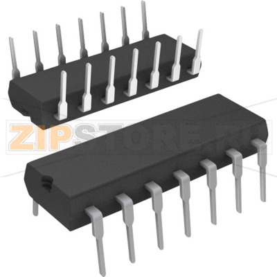 Преобразователь аналого-цифровой, PDIP-14 Microchip Technology MCP3204-CI/P 