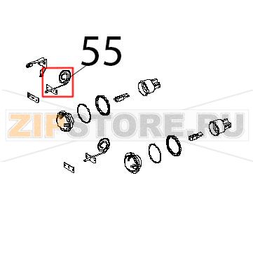 Sonda temperatura NTC 150 Unox XVC 504 Sonda temperatura NTC 150 Unox XVC 504Запчасть на деталировке под номером: 55