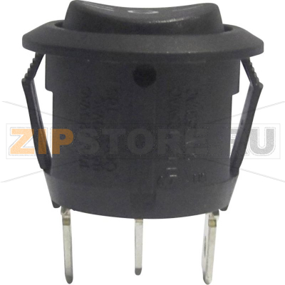 Переключатель клавишный 250 В/AC, 6 А, 1 x вкл/выкл/вкл TRU Components R13-112D B/B PR.I-O-II 