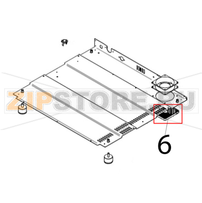 Filtro aria Piron PF1006_PI1 Filtro aria Piron PF1006_PI1Запчасть на деталировке под номером: 6