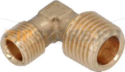 RACCORDO A L ø 1/4M NPT - BICONO ø 6 
