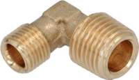 RACCORDO A L ø 1/4M NPT - BICONO ø 6