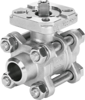 Кран шаровой Festo VZBA-3/8"-WW-63-T-22-F0304-V4V4T