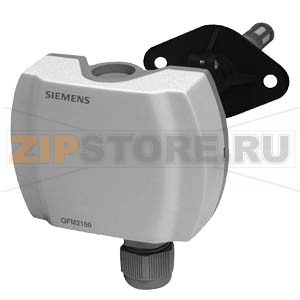 QFM2160 - Канальный датчик влажности (DC 0...10 В) и температуры (DC 0...10 В) Siemens QFM2160 