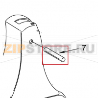 Pin, Hinge KitchenAid KSM103