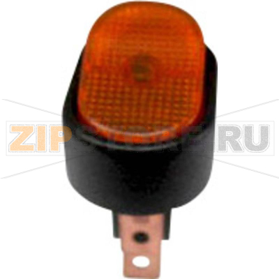 Переключатель автомобильный 12 В/DC, 30 А, 1 x выкл/вкл, желтый TRU Components TC-R13-133B-SQ 