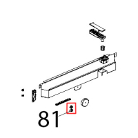 Calamita D=22.9 mm, per microporta Unox XVC 1005P