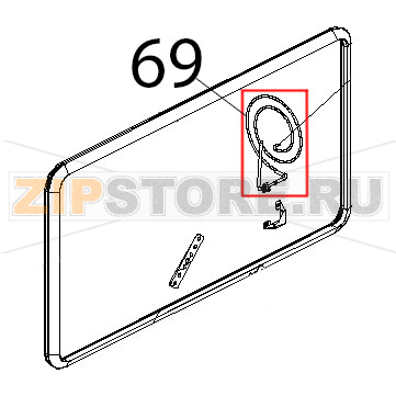 Sonda di temp. con passaparete doppia sald AISI316L Unox XB 403 Sonda di temp. con passaparete doppia sald AISI316L Unox XB 403Запчасть на деталировке под номером: 69