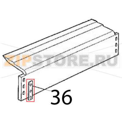 Piastrina Scotsman MAR 301 SPLIT Piastrina Scotsman MAR 301 SPLITЗапчасть на деталировке под номером: 36