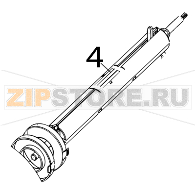 Supply shaft Toshiba TEC B-852-TS12-QP Supply shaft Toshiba TEC B-852-TS12-QPЗапчасть на деталировке под номером: 4