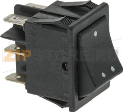 ЧЕРНЫЙ КНОПОЧНЫЙ ПЕРЕКЛЮЧАТЕЛЬ С РАЗМЕТКОЙ 