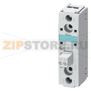 ПОЛУПРОВОДНИКОВОЕ РЕЛЕ 3RF2, МОНТАЖНАЯ ШИРИНА 22,5MM, 30A 400-600V / 24V DC ВИНТОВЫЕ КЛЕММЫ Siemens 3RF2130-1AA06 