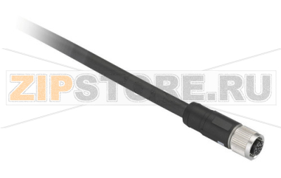 Коннектор М12, кабель: 5 м Schneider Electric XZCP29P11L5 