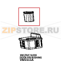 Sleek door pin bushing Unox XBC 605E