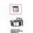 Sleek door pin bushing Unox XBC 605E