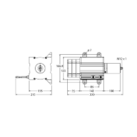 Энкодер тросиковый Turck DW30000-135-7E-H1441
