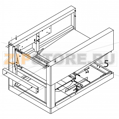 Welded inlet framework Fagor FI-2700I Welded inlet framework Fagor FI-2700IЗапчасть на деталировке под номером: 5Название запчасти Fagor на английском языке: Welded inlet framework FI-2700I.