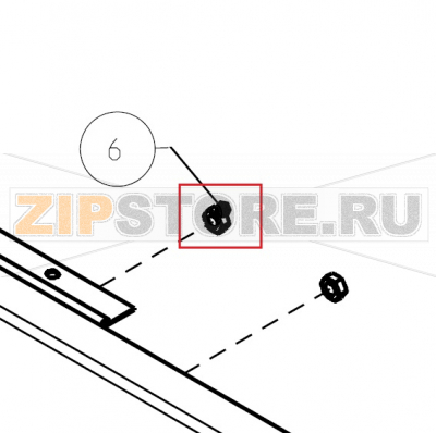 Dado M4 Zn UNI 5588 Imesa ES 10        Dado M4 Zn UNI 5588 Imesa ES 10Запчасть на сборочном чертеже под номером: 6Название запчасти на итальянском языке: Dado M4 Zn UNI 5588 Imesa ES 10