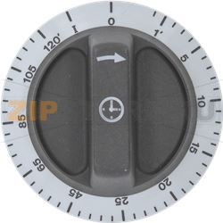 MANOPOLA NERA ø 72 mm 0-120' 