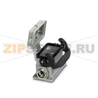 Приборный корпус с одной защелкой Phoenix Contact HC-B 6-SMLD-52/M2PG16 высота 52 мм, с резьбовым соединением, 2x Pg16, с защитной крышкой.Минимальный заказ: 10 шт.Упаковка: 10 шт.