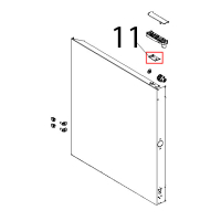 Controstaffa zincata porta C.T. Unox XBC 604P