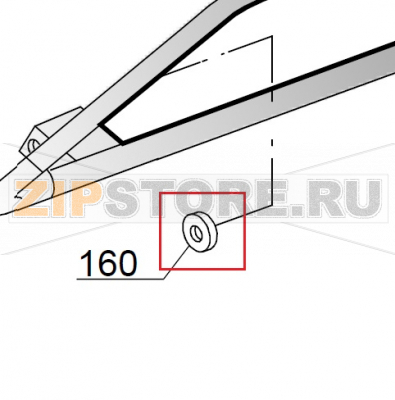 Колесо для корзины DIHR HT 11 Колесо для корзины DIHR HT 11Запчасть на деталировке под номером: 160Название запчасти на английском языке: Bearing DIHR HT 11