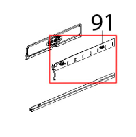 Profilo salvagoccia porta Unox XBC 815G