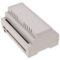 Корпус на DIN-рейку 139x89x63 мм, материал: ABS-V0, серый, 1 шт TRU Components 4U65140906310