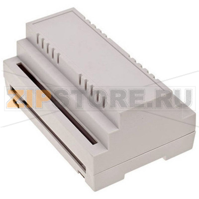 Корпус на DIN-рейку 139x89x63 мм, материал: ABS-V0, серый, 1 шт TRU Components 4U65140906310 