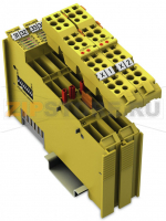 Отказоустойчивый 4/2-канальный дискретный вход/выход; тока; 10 A; PROFIsafe V2.0 iPar; желтые Wago 753-666/000-003