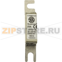 Предохранитель, 25 A, AC 660 В, 200 кА, size 0000, 18x19x100 мм, gR, UL Eaton FUSE 25A 660V 000