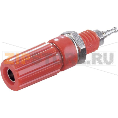 Зажим полюсной 10 А, красный, 1 шт TRU Components 1587901 