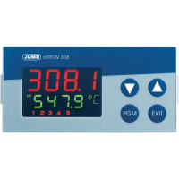 PID-регулятор температуры, от -200 до +2400°C, 1 шт JUMO dTRON 308