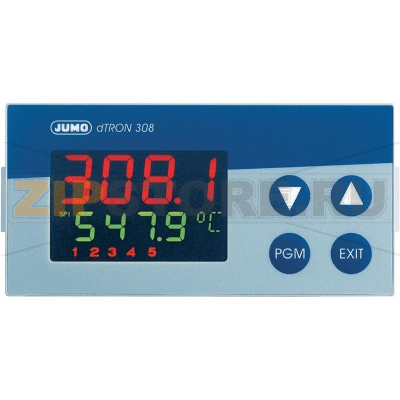 PID-регулятор температуры, от -200 до +2400°C, 1 шт JUMO dTRON 308 
