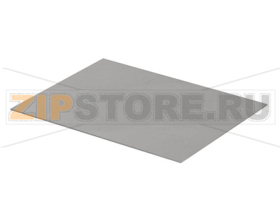 Плата передняя, 2 mm, алюминий, прозрачно анодированный Bopla BO FP 60042 