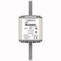 Предохранитель, 450 A, AC 690 В, 200 кА, DIN 1, 45x58x104 мм, aR, DIN, IEC Eaton FUSE 450A 690V