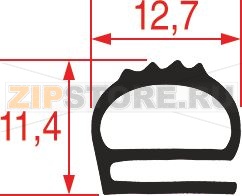 ПРОКЛАДКА ДВЕРЦЫ ДУХОВКИ 570X290 ММ 