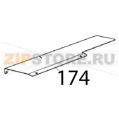 Profilo protezione scheda potenza Unox XBC 615EG Profilo protezione scheda potenza Unox XBC 615EGЗапчасть на деталировке под номером: 174