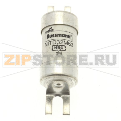 Предохранитель, 32 A, AC 415 В, 80 кА, BS88/A1, 18x55 мм, gM, BS Eaton 32M63 415V AC BS88 FUSE 