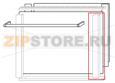 Right door girder 43 DX  Right door girder 43 DXЗапчасть на сборочном чертеже под номером:&nbsp;TRA043DX